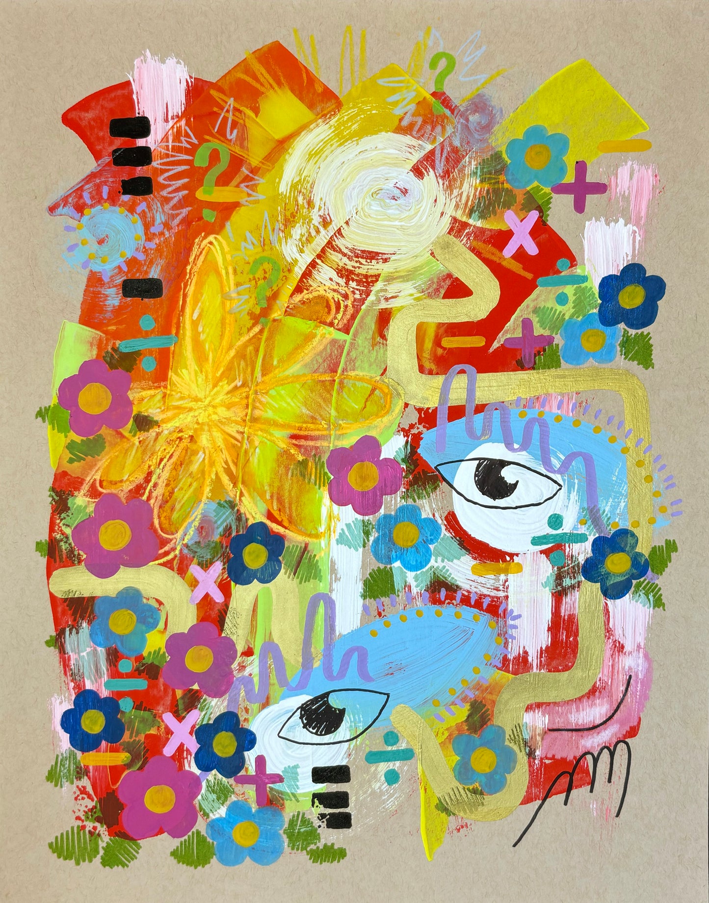 Math In The Garden Series- Struck By Thought