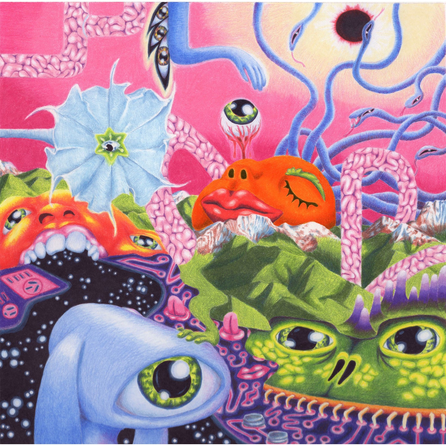 The Observer Series- Teletubby Eclipse- Print